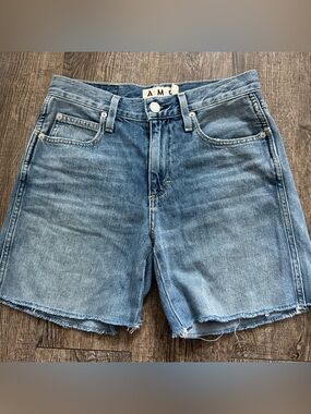 Amo Faith Flare Denim Shorts Size 25